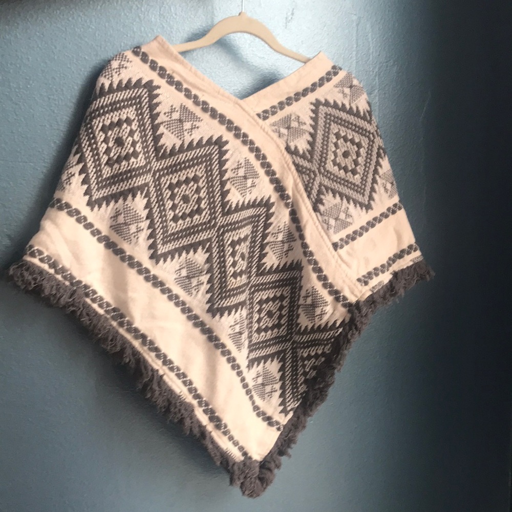 Absolutely gorgeous embroidered poncho from Pink Chicken.